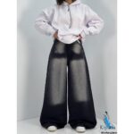 شلوار بگ دخترانه ذغالی