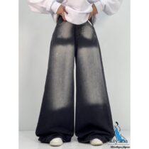 شلوار بگ دخترانه ذغالی