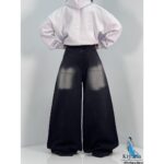 شلوار بگ دخترانه ذغالی