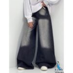 شلوار بگ دخترانه ذغالی