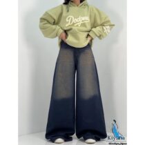 شلوار بگ دخترانه سرمه ای