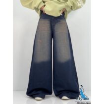 شلوار بگ دخترانه سرمه ای