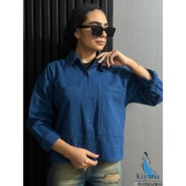 شومیز کتان دخترانه