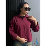 شومیز کتان دخترانه