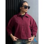 شومیز کتان دخترانه