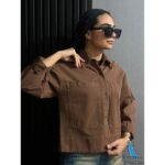 شومیز کتان دخترانه