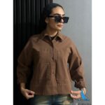 شومیز کتان دخترانه