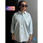 شومیز کتان ترک پاییزه / دکمه چوبی (1738) - Image 13