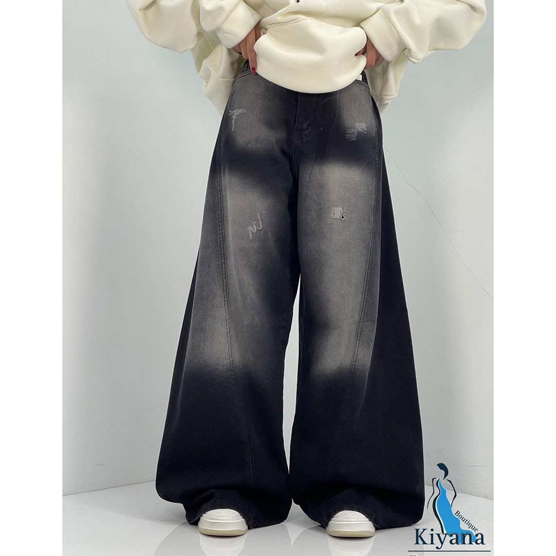 شلوار شافل سایز بزرگ کیانا