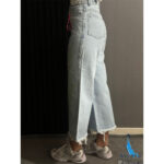 شلوار جین واید لگ آبی یخ کیانا تهران