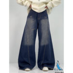 شلوار شافل سایز بزرگ سرمه ای