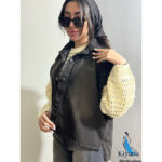 وست جین دکمه پرچی