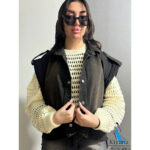 وست جین دکمه پرچی