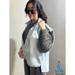 وست جین دکمه پرچی