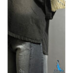 وست جین دکمه پرچی