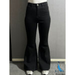 شلوار جین مشکی دمپا