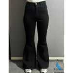 شلوار جین مشکی دمپا