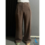 شلوار سیلک سوپر بگ قهوه ای