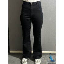 شلوار نیم بگ مشکی وارداتی