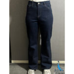 شلوار نیم بگ سرمه ای خامشور/پارچه ترک:سوپرکش (1779) - Image 2