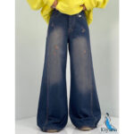 شلوار جین شافل سایز بزرگ