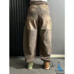 شلوار بالنی مکس کارپنتری قهوه ای روشن (1794) - Image 3