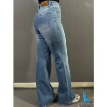 شلوار فلر بگ ابی روشن