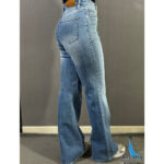 شلوار فلر بگ ابی روشن