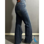 شلوار فلر بگ:آبی تیره (1813) - Image 4