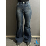 شلوار فلر بگ:آبی تیره (1813) - Image 3