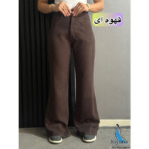 شلوار فلر بگ سیلک دخترانه
