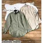 شومیز کتان دخترانه تک رنگ کیانا تهران