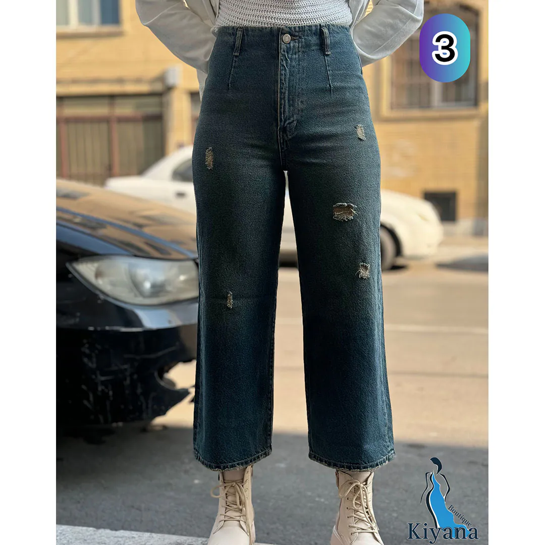 شلوار جین واید لگ بوتیک کیانا