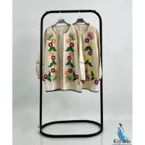 کت لینن گلدوزی عیدانه کیانا