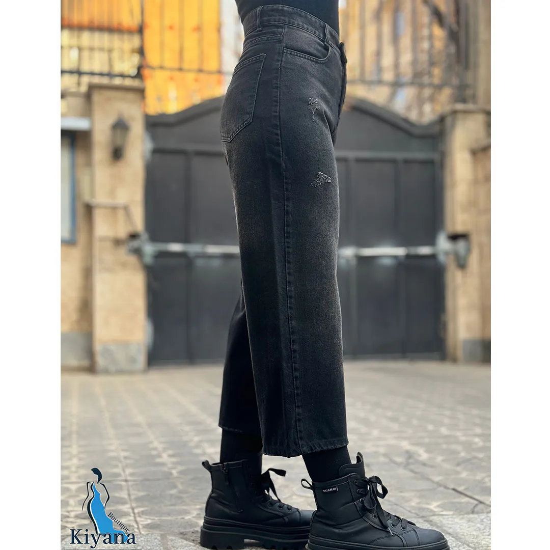 شلوار جین واید لگ وارداتی کیانا