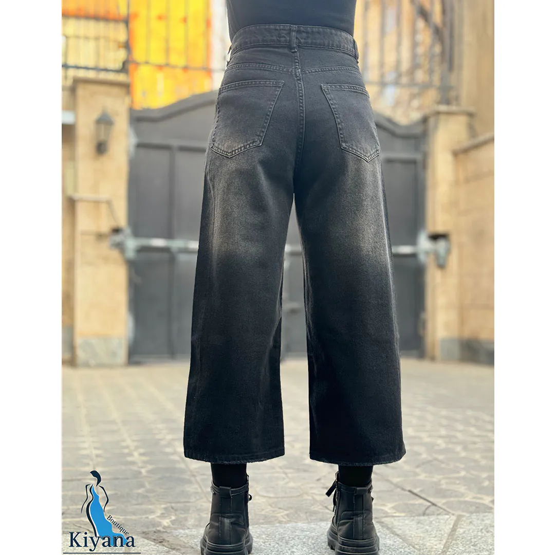 شلوار جین واید لگ وارداتی کیانا