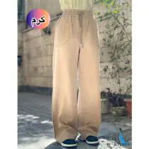 شلوار بگ پارچه سیلک ترک