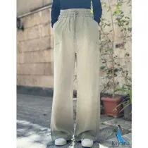 شلوار بگ پارچه سیلک ترک