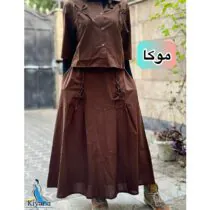 ست کت و دامن لینن کیانا