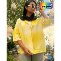 شومیز لینن دخترانه آبرنگی خنک کیانا